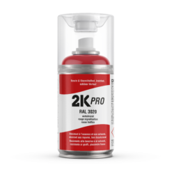 2K PRO 2-Komponenten Sprühlack - Spraydose 2K-PU Lack - RAL 3020 verkehrsrot glanz, 250ml