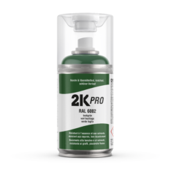 2K PRO 2-Komponenten Sprühlack - Spraydose 2K-PU Lack - RAL 6002 laubgrüen glanz, 250ml