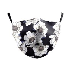 Atemschutzsmaske wiederverwendbar aus Bamwolle mit PM2.5 Filter Kirschblüte