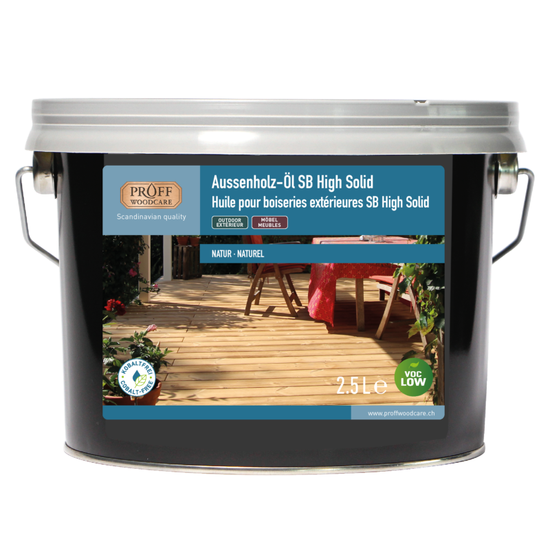 Aussenholzöl SB High Solid, Proff Woodcare (2,5Liter) - xenial.ch