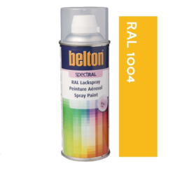 Belton Sprühlack Spectral - Spraydose hochglanz (400ml) - RAL 1004 goldgelb