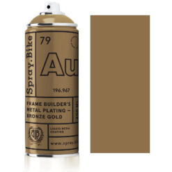 Fahrrad Farbe Grundierung und Klarlack Spray.Bike 400ml The Frame Builders Collection Spraydose bronze gold