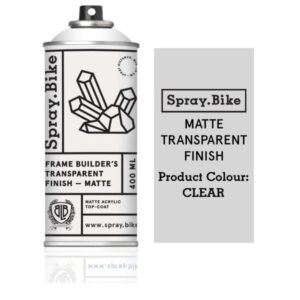 Fahrrad Farbe Grundierung und Klarlack Spray.Bike 400ml The Frame Builders Collection Spraydose klarlack matt