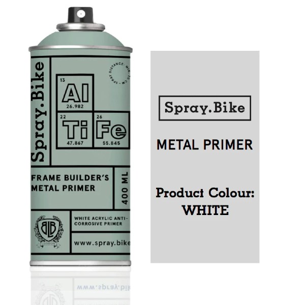 Fahrrad Farbe Grundierung und Klarlack Spray.Bike 400ml The Frame Builders Collection Spraydose metal grundierung primer