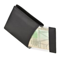 Greenburry Leder Portemonnaie Mit Rueckwaertigem Einsteckfach Schwarz Nappaleder 5