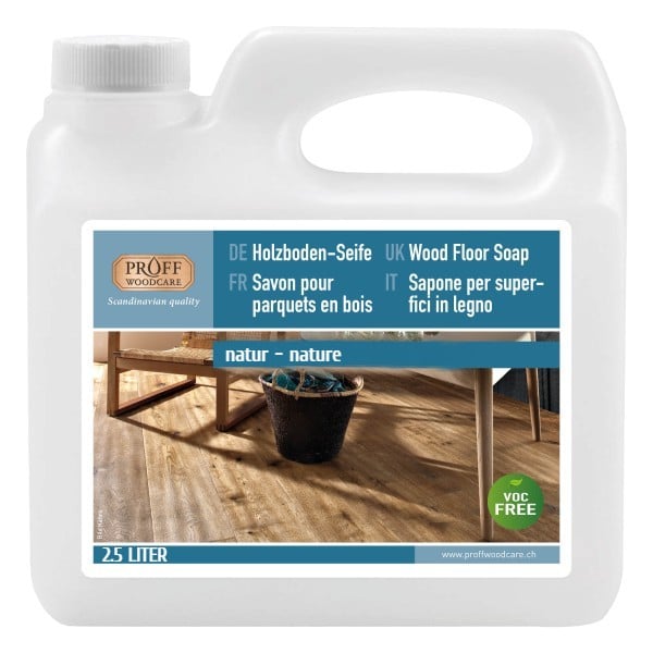 Holzbodenseife Natur Proff Woodcare 2.5Liter