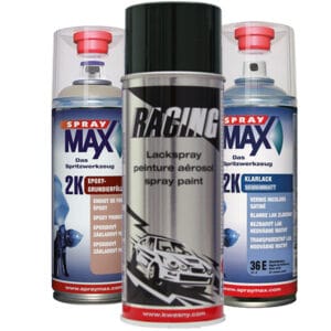 Premium Felgenspray Komplett Set Kwasny – 400ml Spraydosen schwarz mattglanz