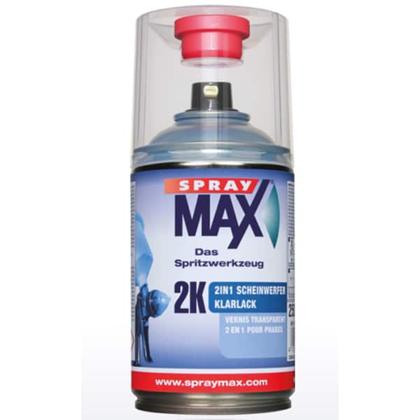 SprayMax 2K 2in1 Scheinwerferklarlack hochglaenzend Spraydose 250ml 1