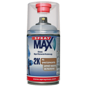 SprayMax 2K PE Spritzspachtel hellgrau 250ml Spraydose