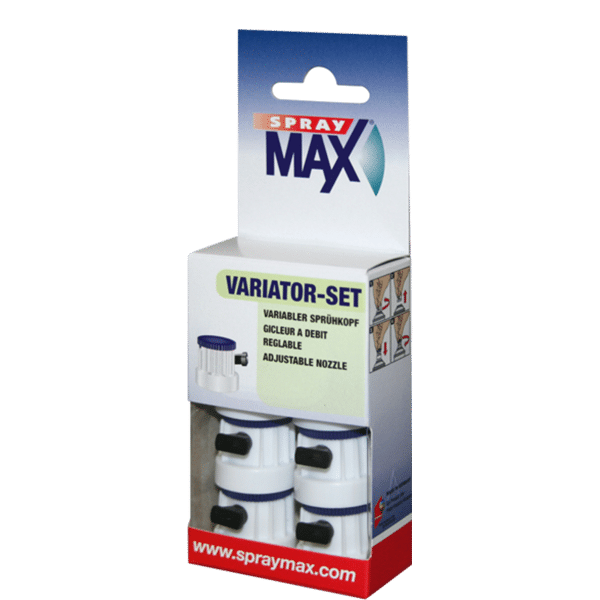 SprayMax Variator Sprühkopf Set Inhalt 6 variable Sprühköpfe 1