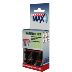 SprayMax Variator Sprühkopf Set Inhalt 6 variable Sprühköpfe