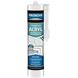 Struktur Acryl Pronova – 300ml Kartusche Dichtmasse weiss